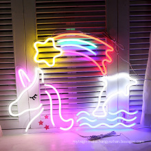 Party and daily life decorate advertising neon logo sign custom led cute cartoon light up neon logo sign letter